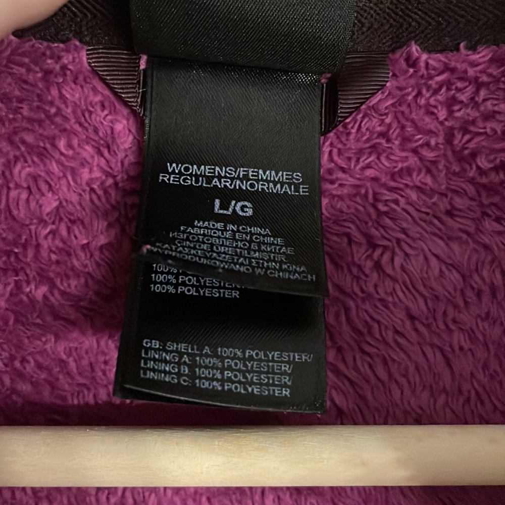Purple The North Face Fleece - Picture 5 of 7